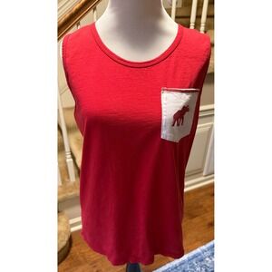 Tuskwear Collection Alabama Crimson Tide Tank Top Red Elephant Pocket Small